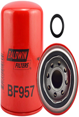 BALDWIN FILTERS BF957-D Fuel Filter,5-7//16 x 3-11//16 x 5-7//16 In