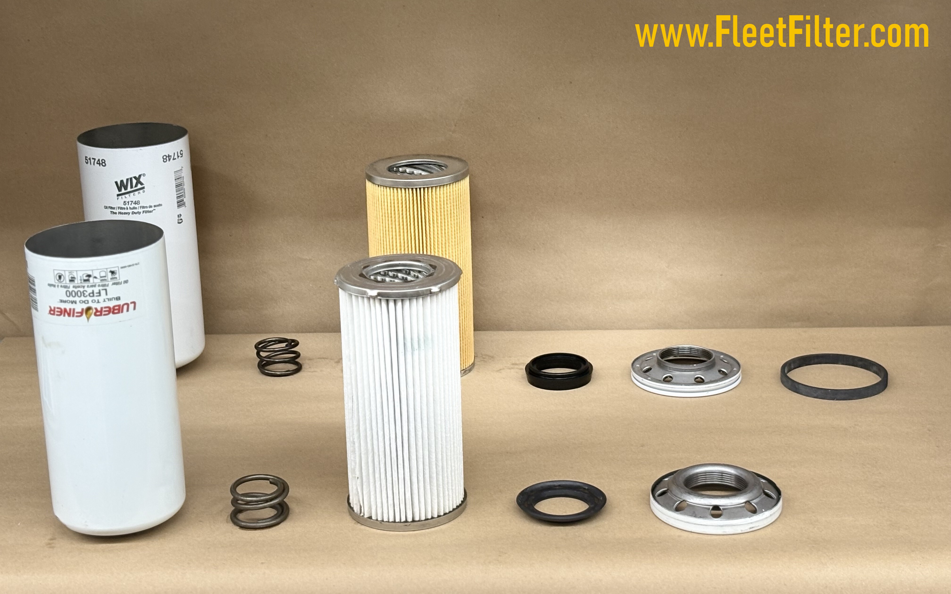 Parts Exploded - Heavy Duty NapaGold Oil Filter vs Heavy Duty Luberfiner