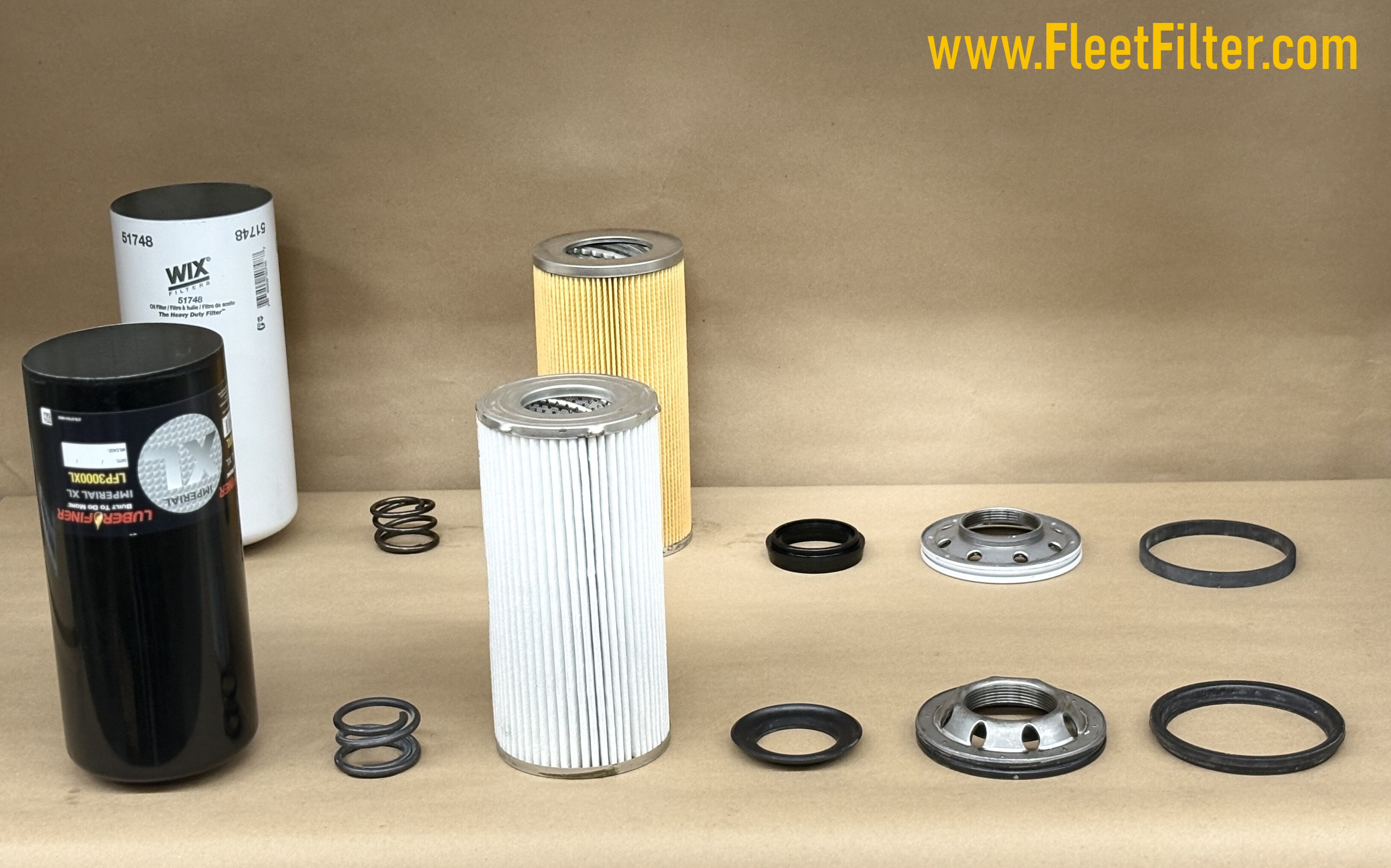 Parts Exploded - Heavy Duty NapaGold Oil Filter vs Heavy Duty Luberfiner XL