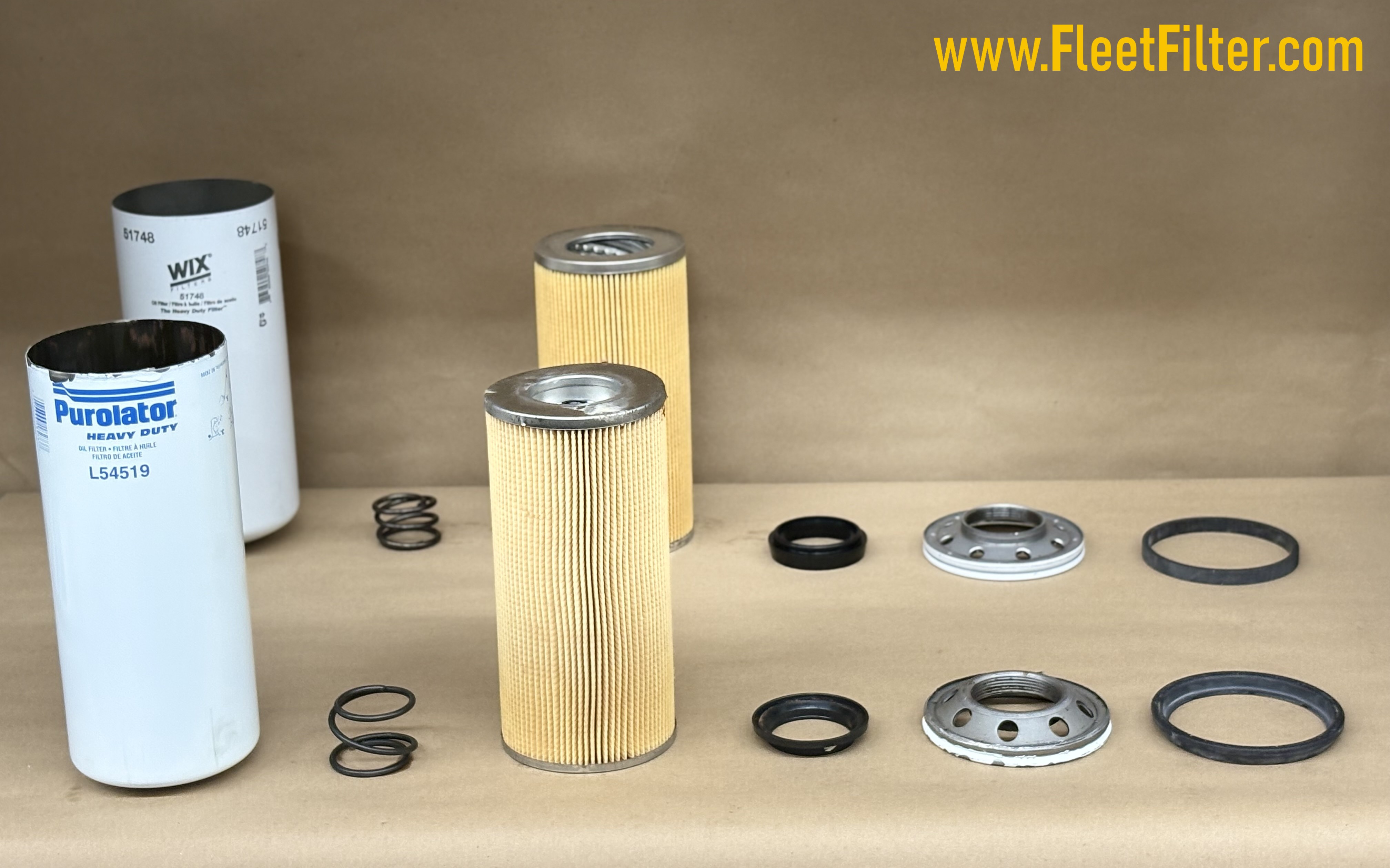 Parts Exploded - Heavy Duty NapaGold Oil Filter vs Heavy Duty Wix