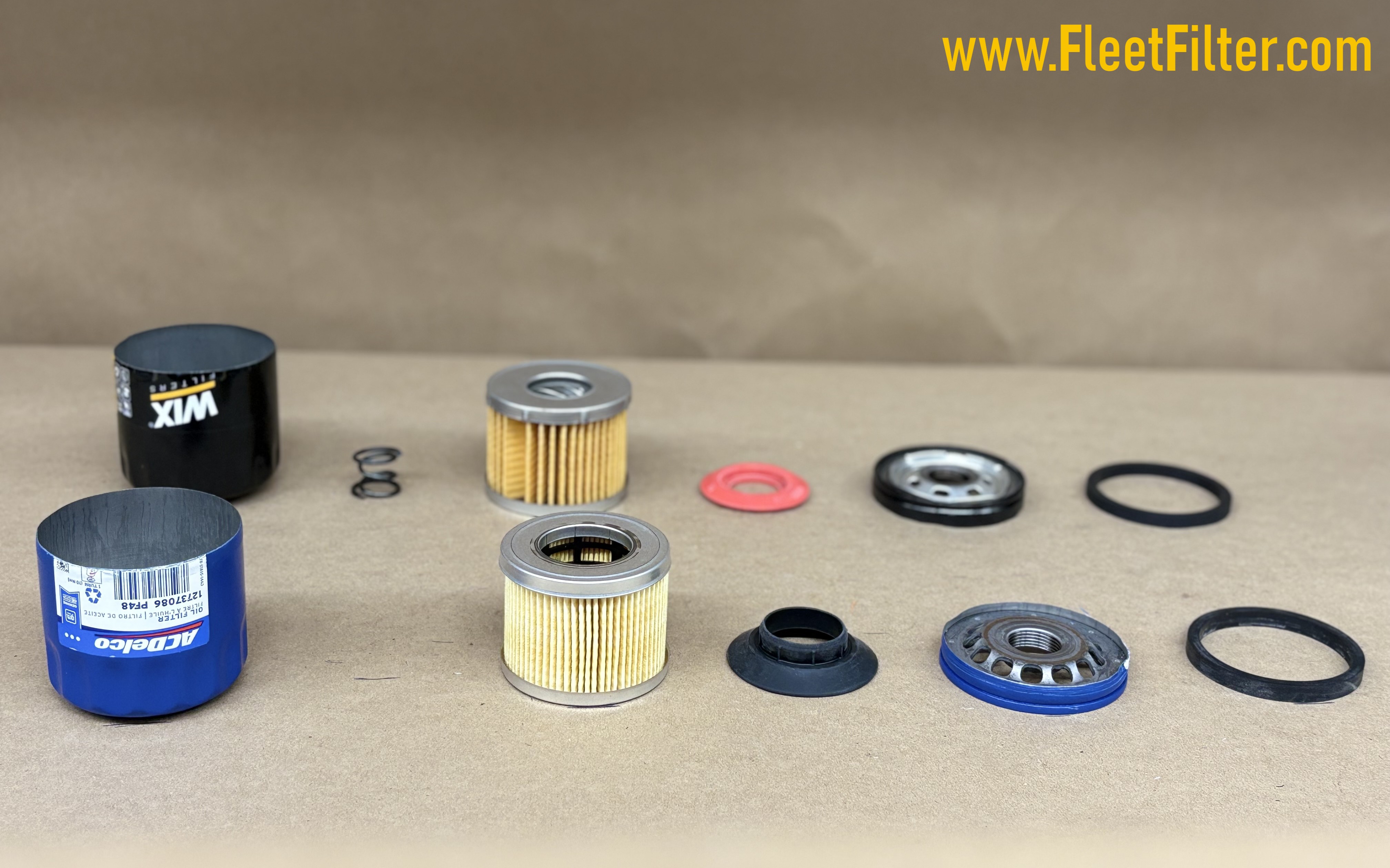 Parts Exploded - Wix Filter/NapaGold Oil Filter vs ACDelco