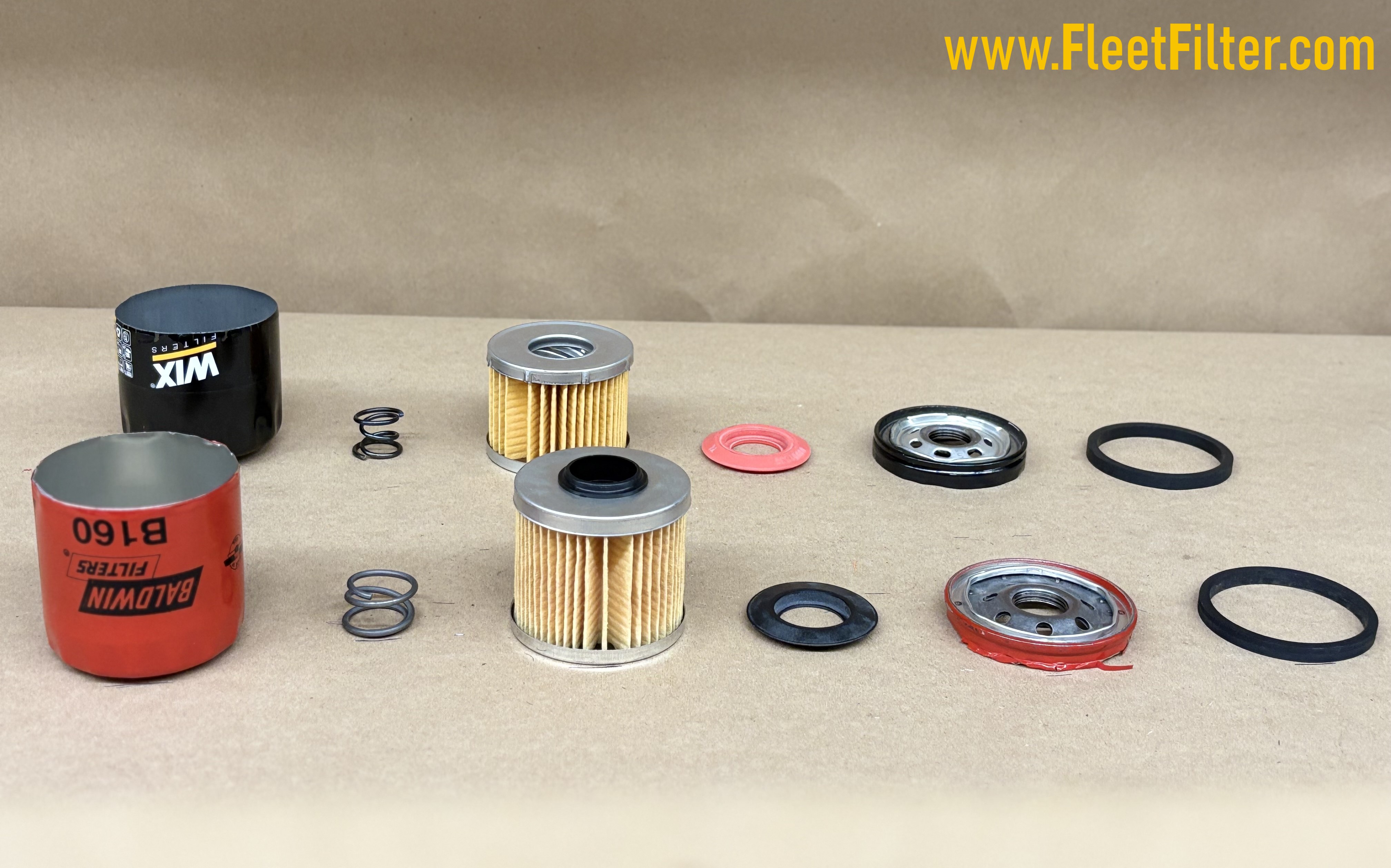 Parts Exploded - NapaGold Oil Filter vs Baldwin