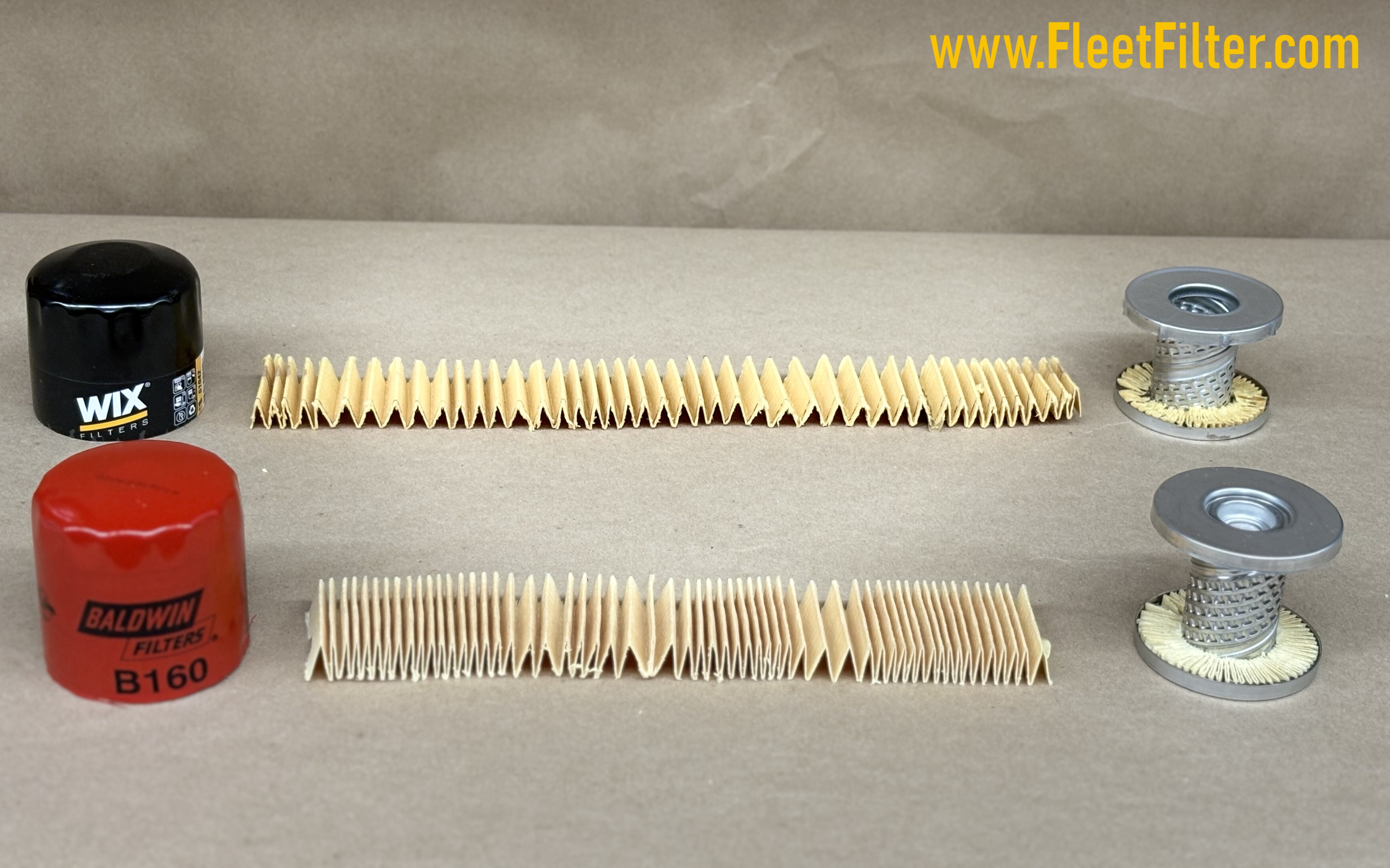 Filter Disassembled - NapaGold Oil Filter vs Baldwin