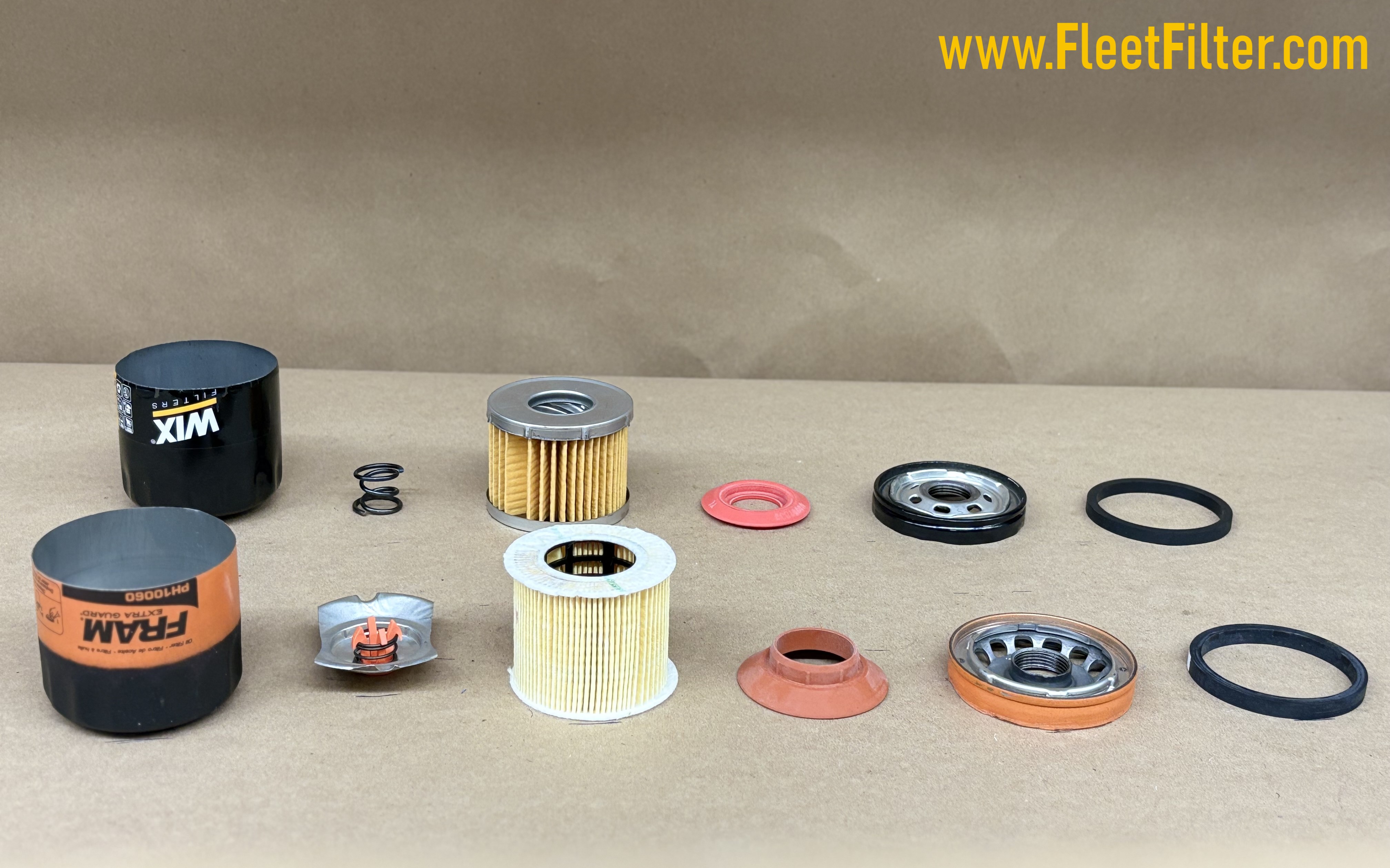 Parts Exploded - NapaGold Oil Filter vs Fram