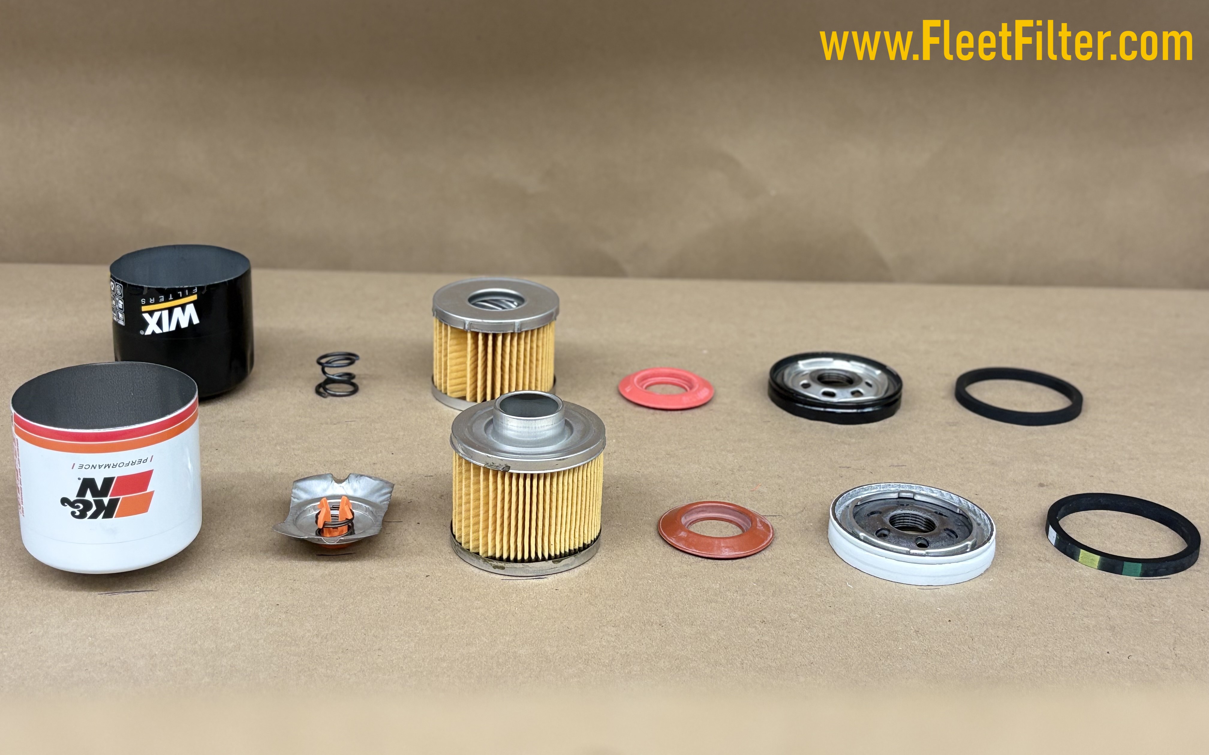 Parts Exploded - NapaGold Oil Filter vs K&N