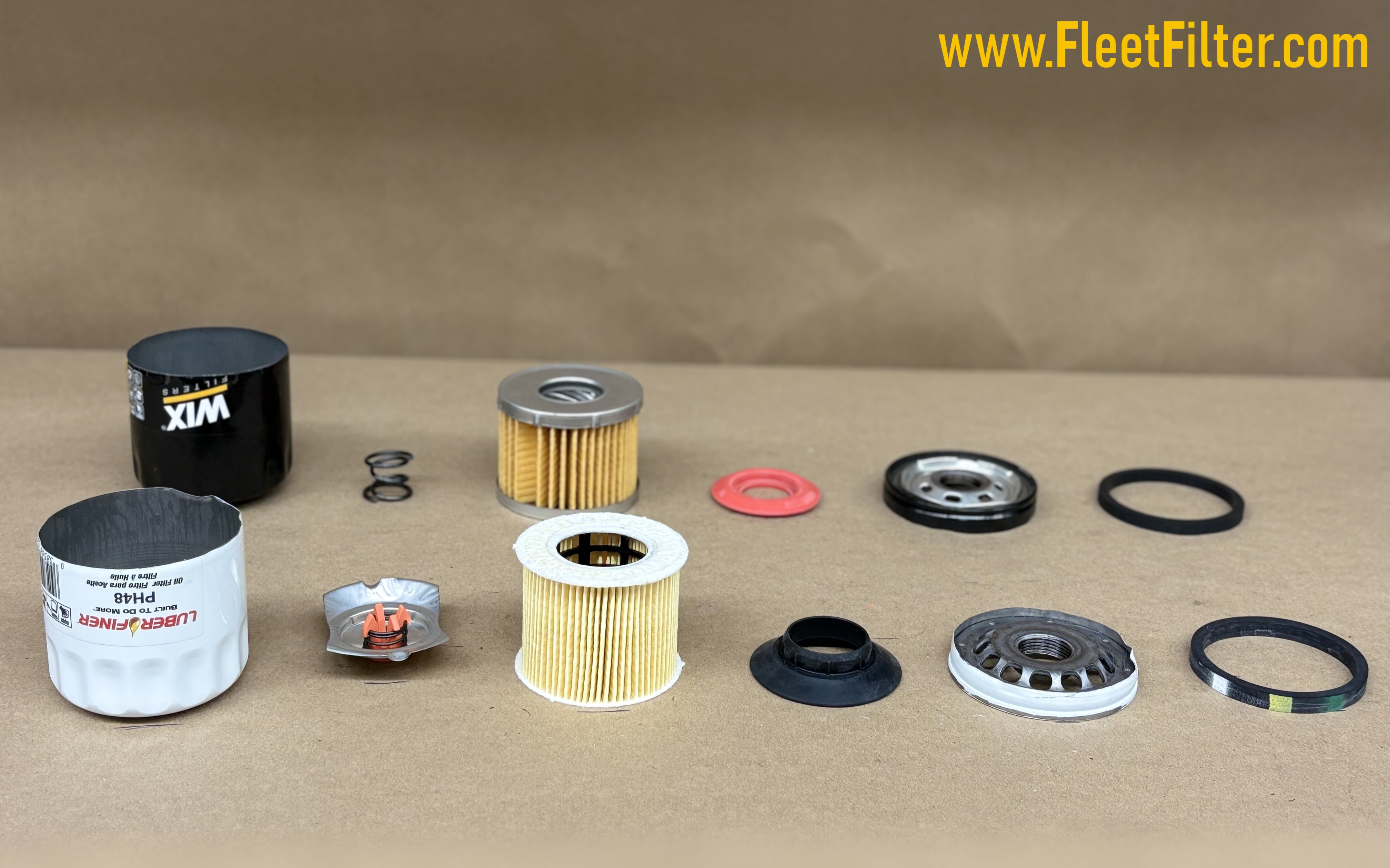 Parts Exploded - NapaGold Oil Filter vs Luberfiner
