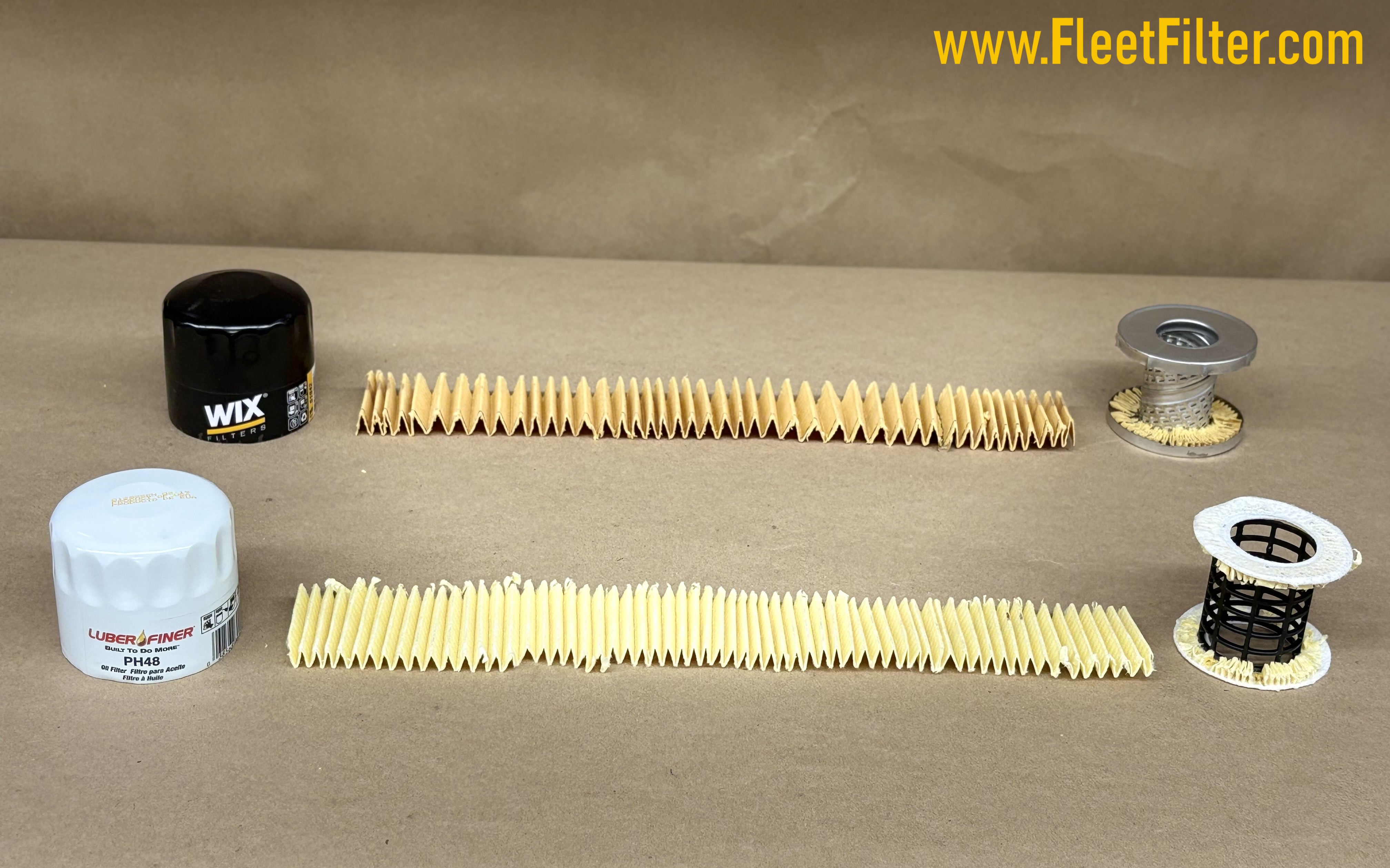 Filter Disassembled - NapaGold Oil Filter vs Luberfiner