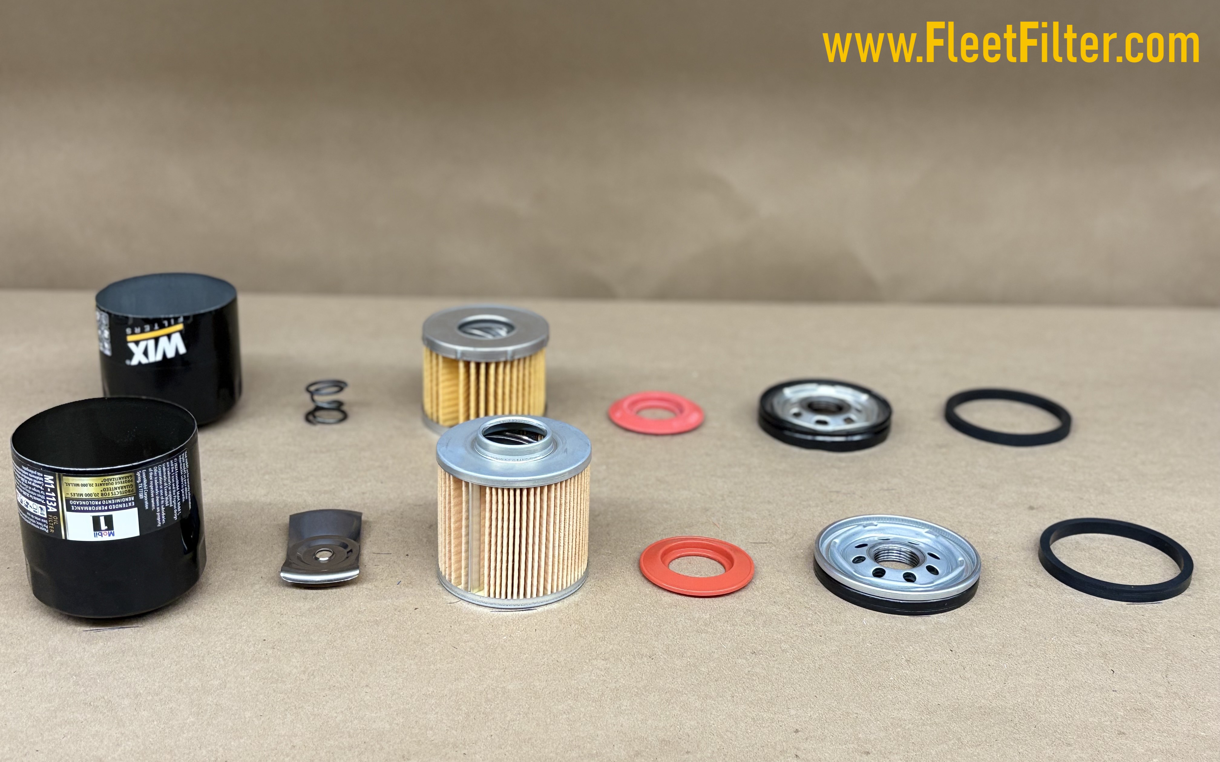 Parts Exploded - NapaGold Oil Filter vs Mobil1