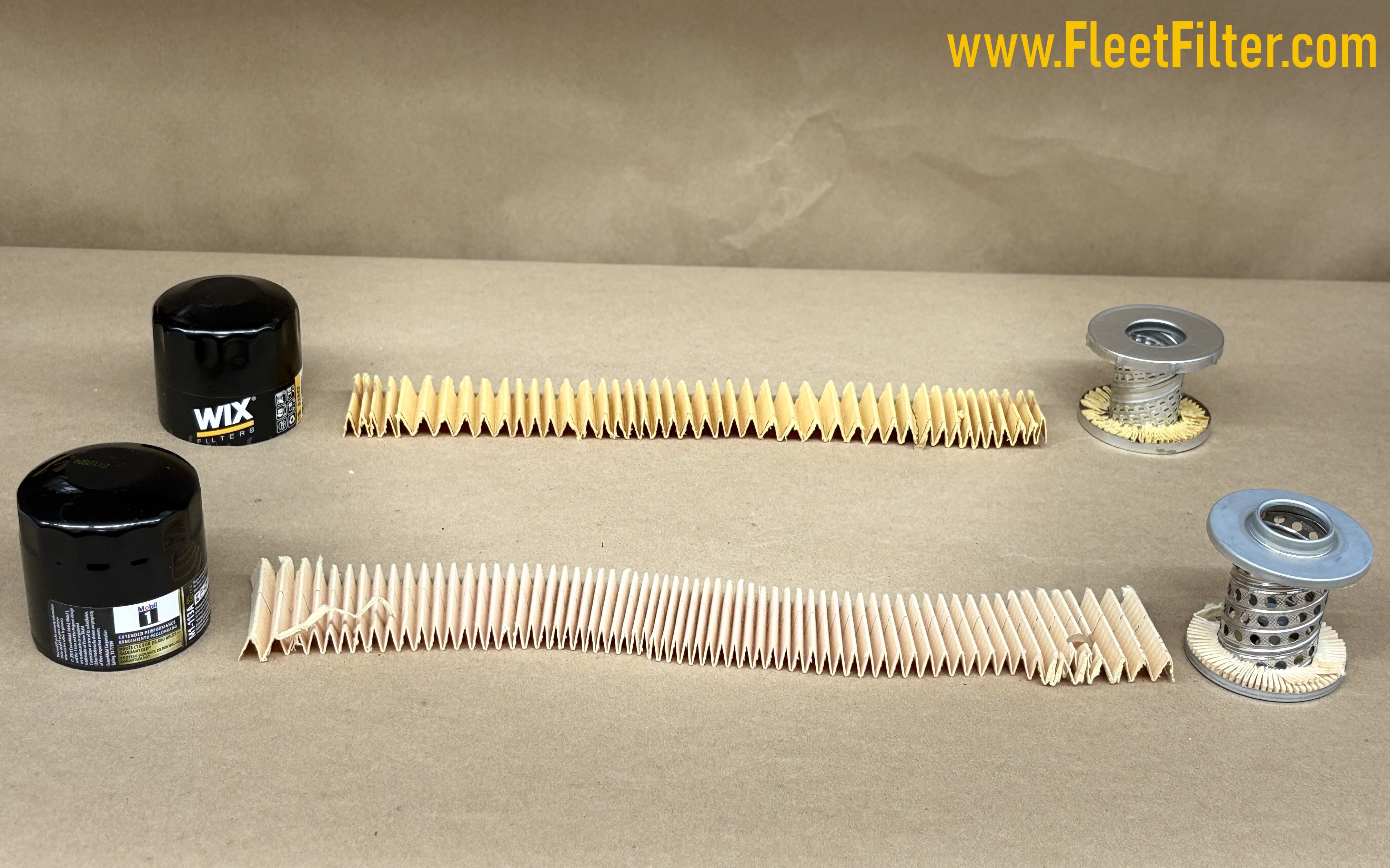 Filter Disassembled - NapaGold Oil Filter vs Mobil1