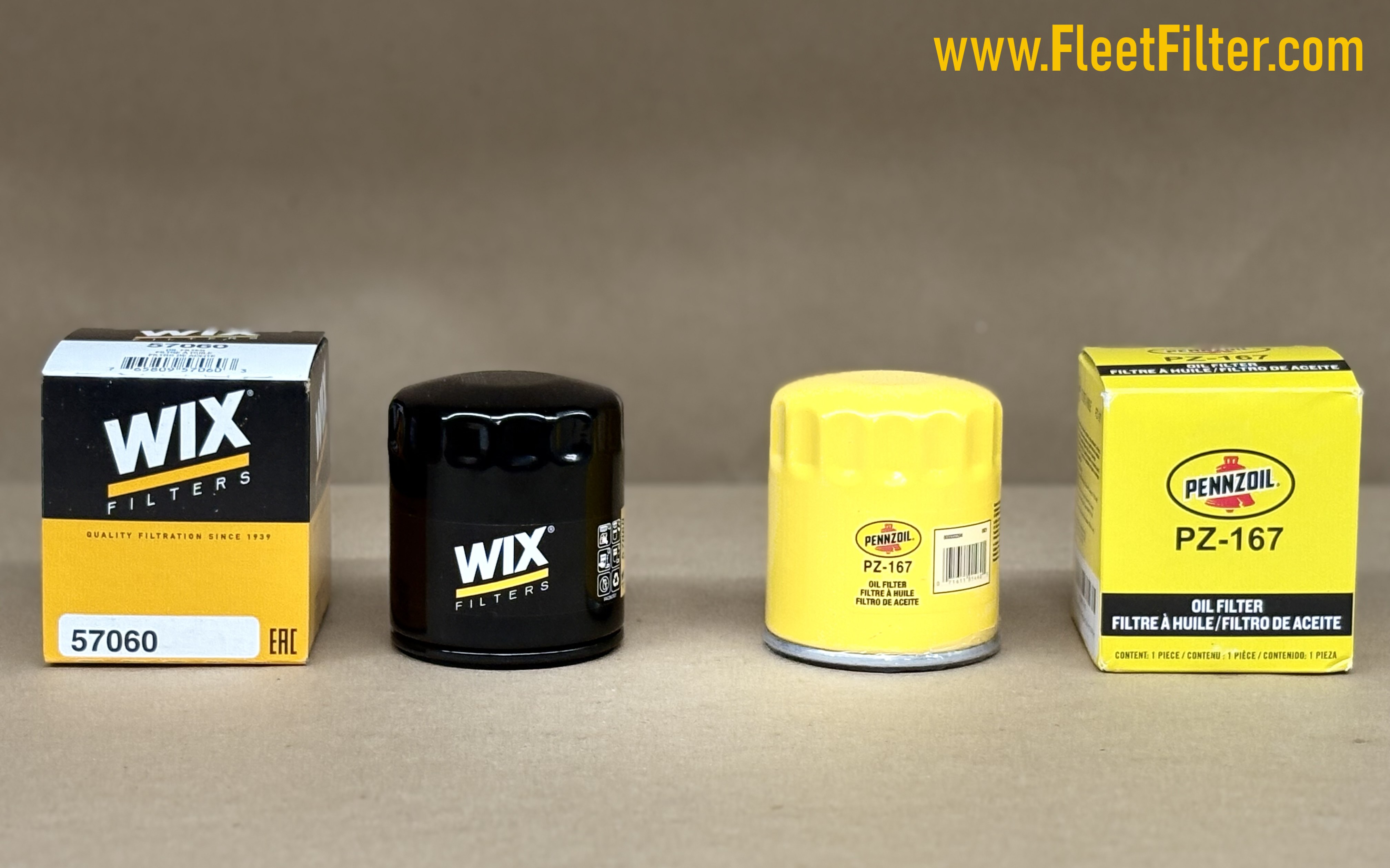 Side View - NapaGold Oil Filter vs STP