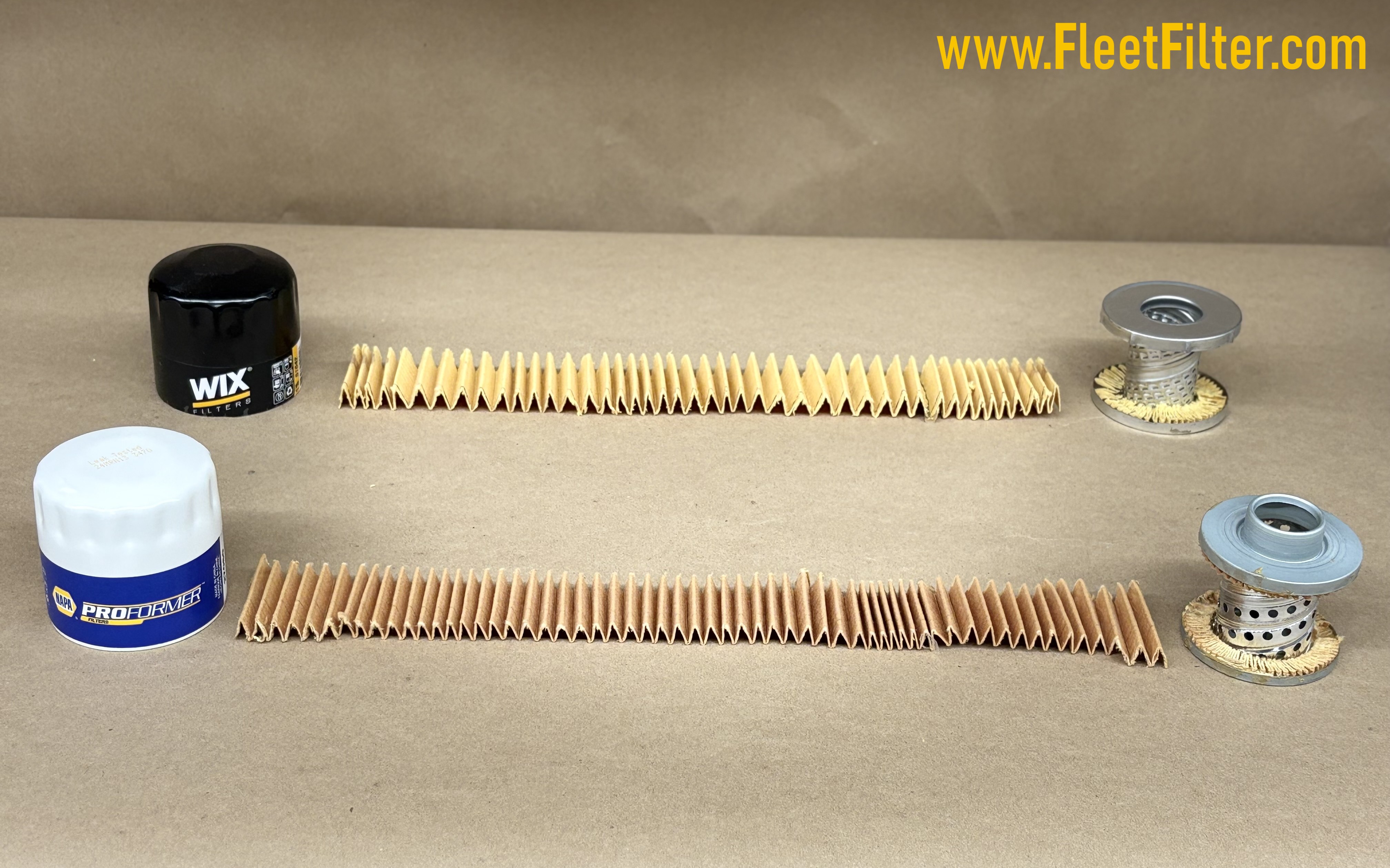 Filter Disassembled - NapaGold Oil Filter vs Napa ProSelect