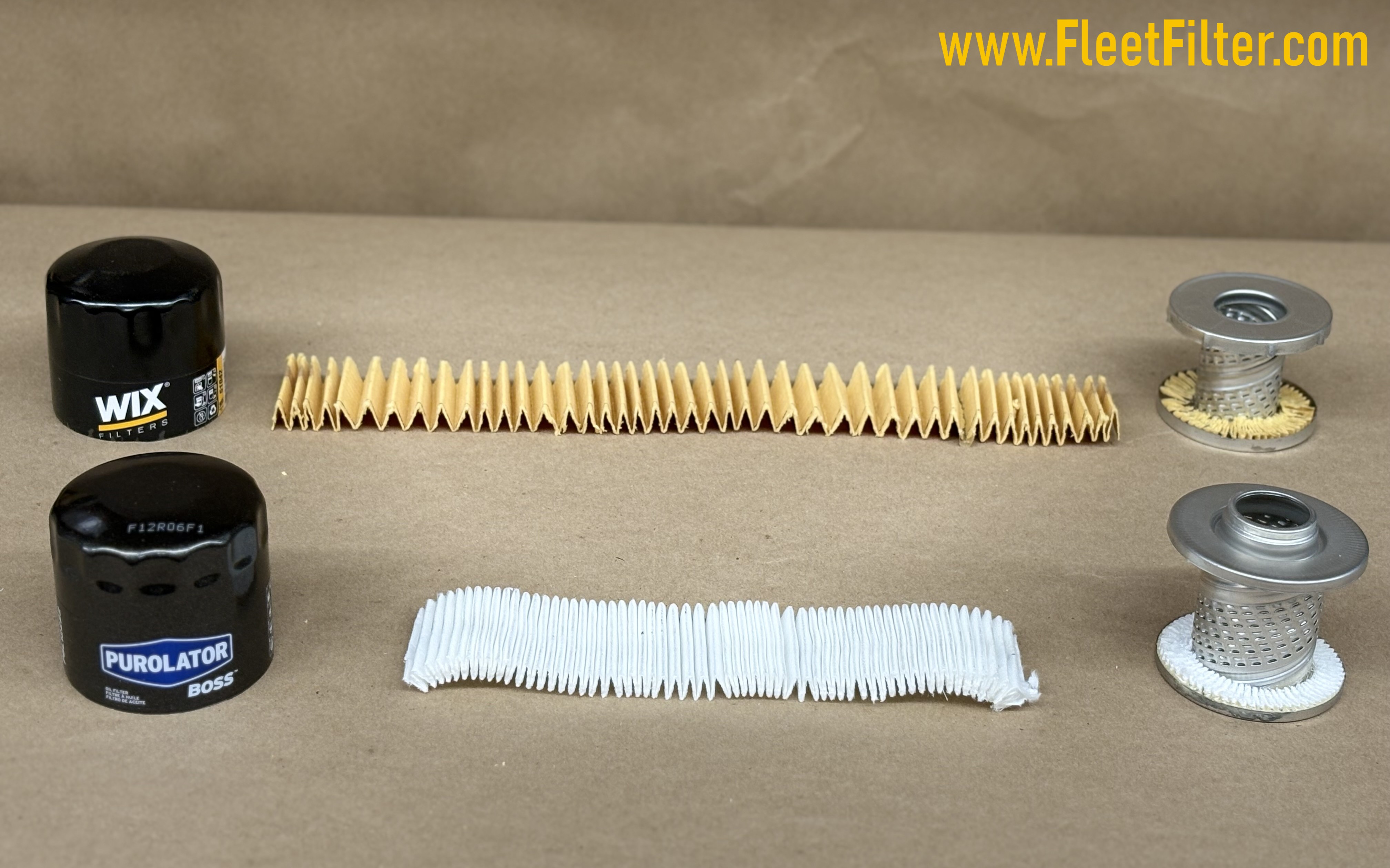 Filter Disassembled - NapaGold Oil Filter vs Purolator Boss