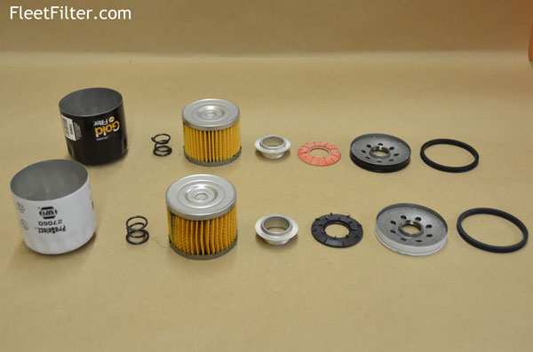 Parts Exploaded - NapaGold Oil Filter vs Napa ProSelect